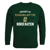 W Republic Property Of Crewneck Sweatshirt North Carolina Charlotte 49Ers 545-194