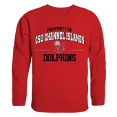 W Republic Property Of Crewneck Sweatshirt Cal State Channel Islands Dolphins 545-204