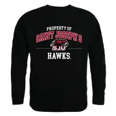 W Republic Property Of Crewneck Sweatshirt Saint Joseph's University Hawks 545-232