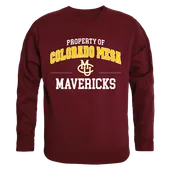 W Republic Property Of Crewneck Sweatshirt Colorado Mesa University Mavericks 545-284