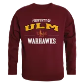 W Republic Property Of Crewneck Sweatshirt Louisiana-Monroe Warhawks 545-331