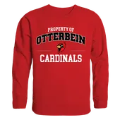 W Republic Property Of Crewneck Sweatshirt Otterbein University Cardinals 545-361