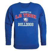 W Republic Property Of Crewneck Sweatshirt Louisiana Tech Bulldogs 545-419