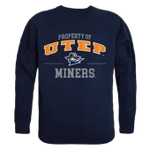 W Republic Property Of Crewneck Sweatshirt Utep Miners 545-434