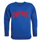 W Republic Arch Crewneck Sweatshirt Depaul Blue Demons 546-121