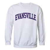 W Republic Arch Crewneck Sweatshirt University Of Evansville Purple Aces 546-424