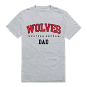 W Republic College Dad Tee Shirt Western Oregon Wolves 548-406