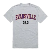 W Republic College Dad Tee Shirt University Of Evansville Purple Aces 548-424