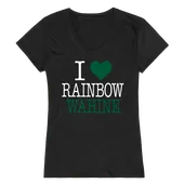 W Republic Women's I Love Shirt Hawaii Warriors 550-122