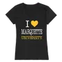 W Republic Women's I Love Shirt Marquette Golden Eagles 550-130