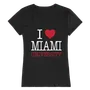 W Republic Women's I Love Shirt Miami Of Ohio Redhawks 550-131