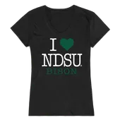 W Republic Women's I Love Shirt North Dakota State Bison 550-140