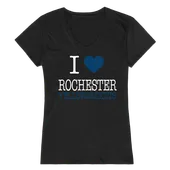 W Republic Women's I Love Shirt University Of Rochester Yellowjackets 550-146