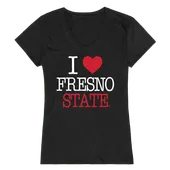 W Republic Women's I Love Shirt Fresno State Bulldogs 550-169