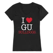 W Republic Women's I Love Shirt Gonzaga Bulldogs 550-187
