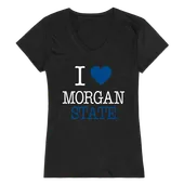 W Republic Women's I Love Shirt Morgan State Bears 550-224