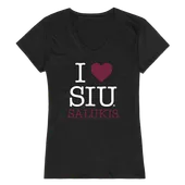 W Republic Women's I Love Shirt Southern Illinois Salukis 550-234