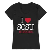 W Republic Women's I Love Shirt Saint Cloud State Huskies 550-237