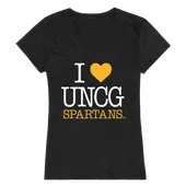 W Republic Women's I Love Shirt North Carolina Greensboro Spartans 550-245