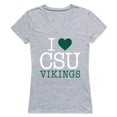 W Republic Women's I Love Shirt Cleveland State University 550-282