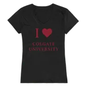 W Republic Women's I Love Shirt Colgate University Raiders 550-283