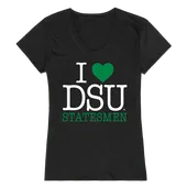 W Republic Women's I Love Shirt Delta State University Statesmen 550-289