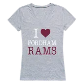 W Republic Women's I Love Shirt Fordham Rams 550-305