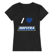 W Republic Women's I Love Shirt Hofstra University 550-312