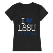 W Republic Women's I Love Shirt Lake Superior State University Lakers 550-325