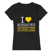 W Republic Women's I Love Shirt Michigan Tech 550-341
