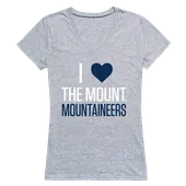 W Republic Women's I Love Shirt Mount St. Marys Mountaineers 550-347