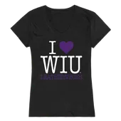 W Republic Women's I Love Shirt Western Illinois Leathernecks 550-405