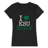 W Republic Women's I Love Shirt Kentucky State University Thorobreds 550-432