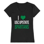 W Republic Women's I Love Shirt Usc Upstate Spartans 550-443