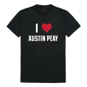 W Republic I Love Tee Shirt Austin Peay State Governors 551-105