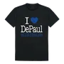 W Republic I Love Tee Shirt Depaul Blue Demons 551-121