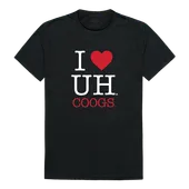 W Republic I Love Tee Shirt Houston Cougars 551-123