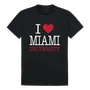 W Republic I Love Tee Shirt Miami Of Ohio Redhawks 551-131