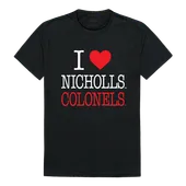 W Republic I Love Tee Shirt Nicholls State Colonels 551-138