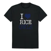 W Republic I Love Tee Shirt Rice Owls 551-172