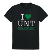 W Republic I Love Tee Shirt North Texas Mean Green 551-195