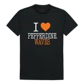 W Republic I Love Tee Shirt Pepperdine Waves 551-196