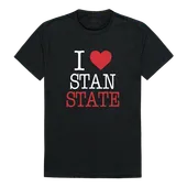 W Republic I Love Tee Shirt Cal State Stanislaus Warriors 551-208