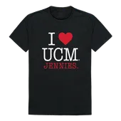 W Republic I Love Tee Shirt Central Missouri Mules 551-209