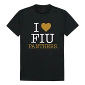 W Republic I Love Tee Shirt Florida International Golden Panthers 551-219