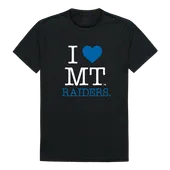 W Republic I Love Tee Shirt Middle Tennessee State Blue Raiders 551-223