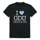 W Republic I Love Tee Shirt Old Dominion Monarchs 551-228