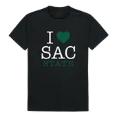 W Republic I Love Tee Shirt Sacramento State Hornets 551-231
