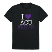 W Republic I Love Tee Shirt Abilene Christian Wildcats 551-257