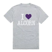 W Republic I Love Tee Shirt Alcorn State Bravehawks 551-261